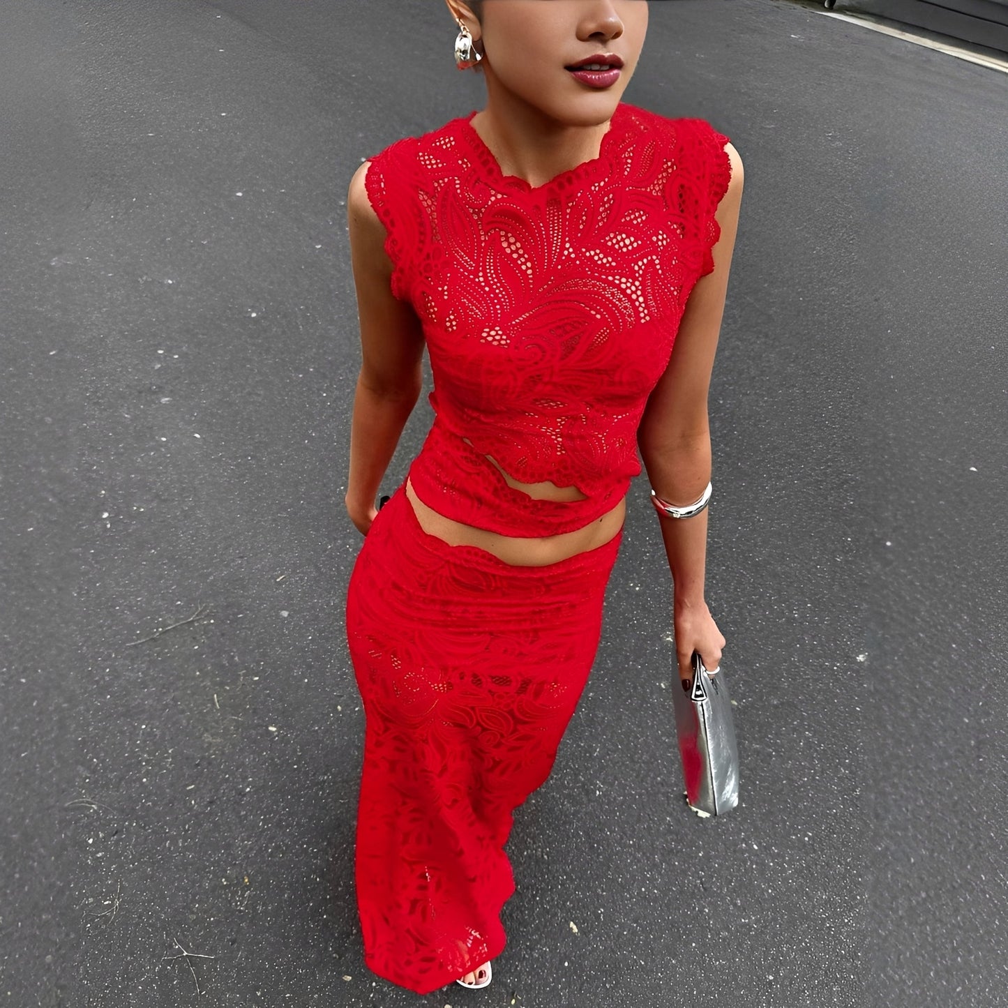 Kaine - Stylish Two-Piece Ensemble