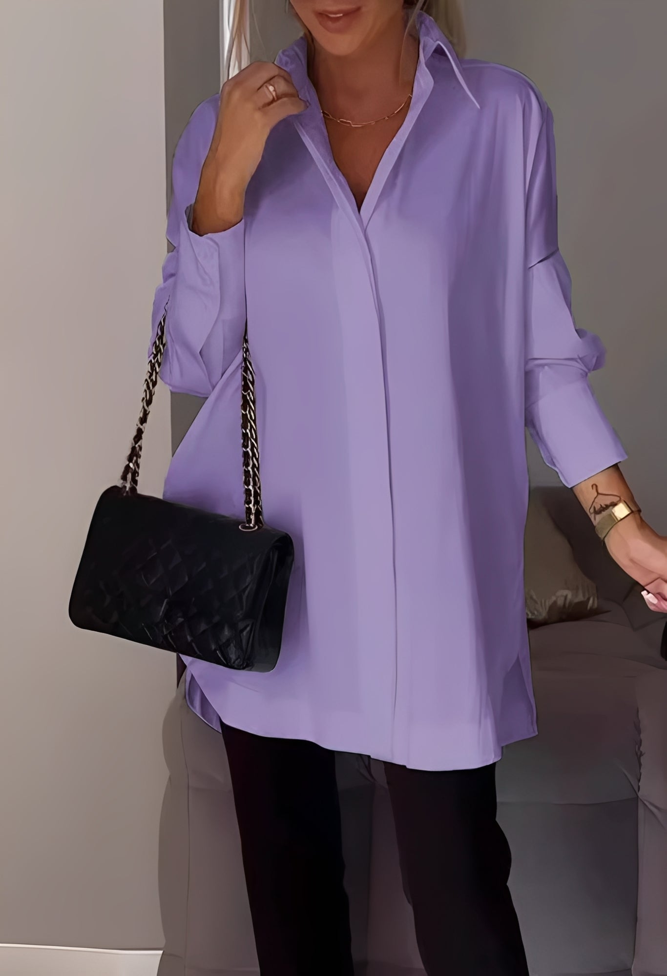 Lauren - Fashionable Long-Sleeved Shirt