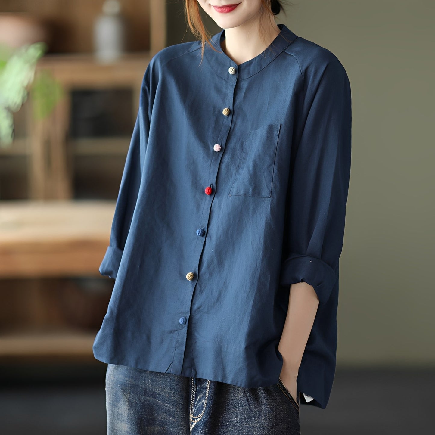 Nellie - Women's casual top with pockets
