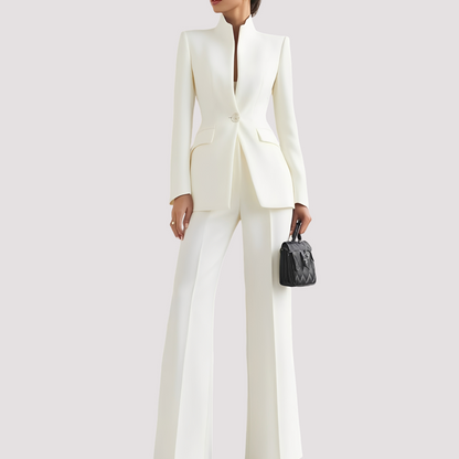Jean - Stylish Suit Set with Single Button