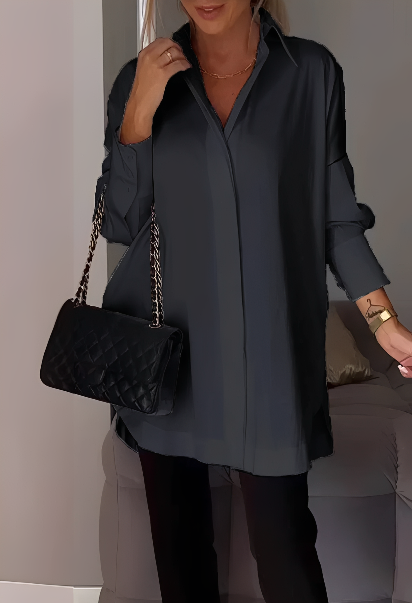 Lauren - Fashionable Long-Sleeved Shirt