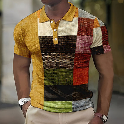 Jimmy - Trendy Plaid Print Shirt