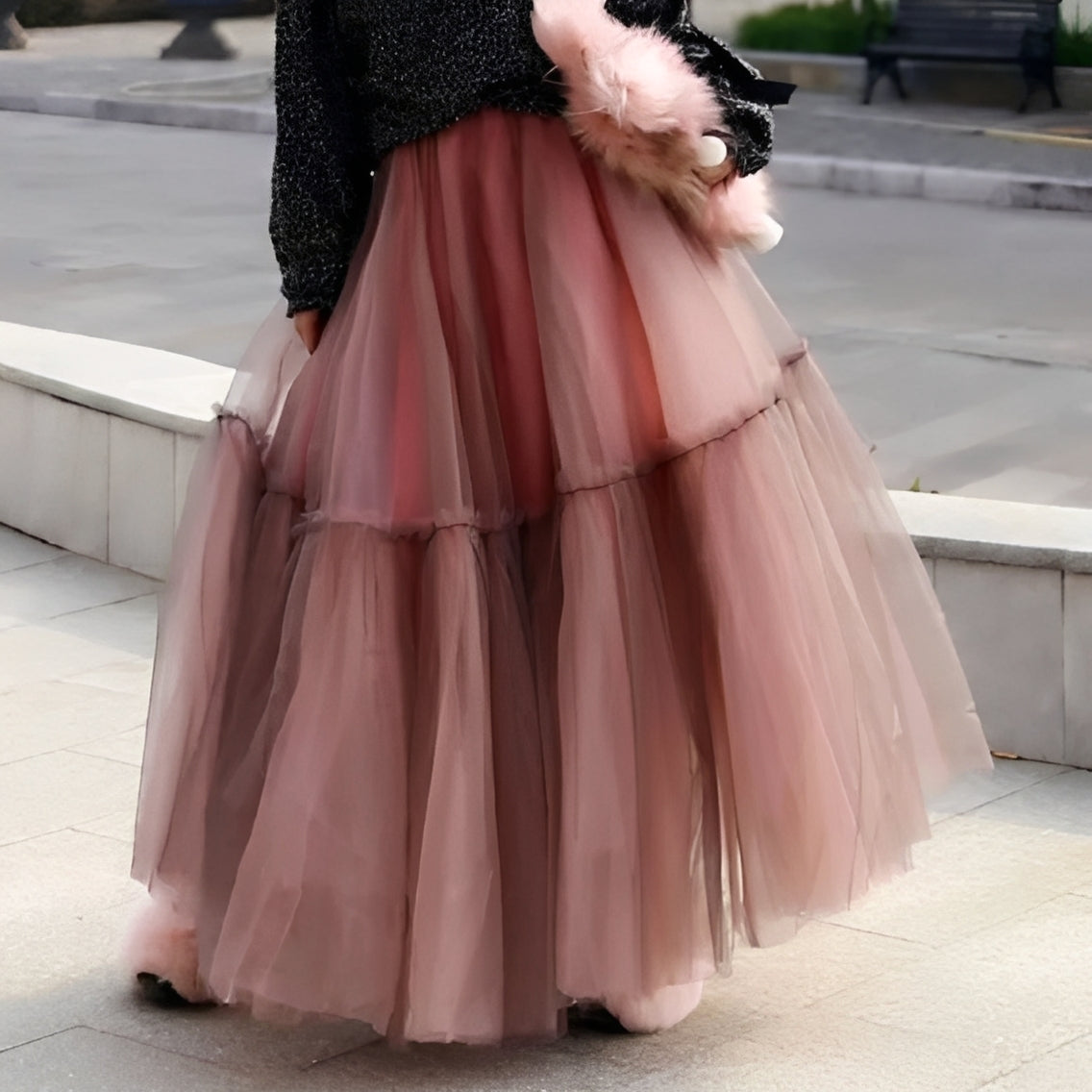 Madeline - Women’s Stylish Ruffle Skirt