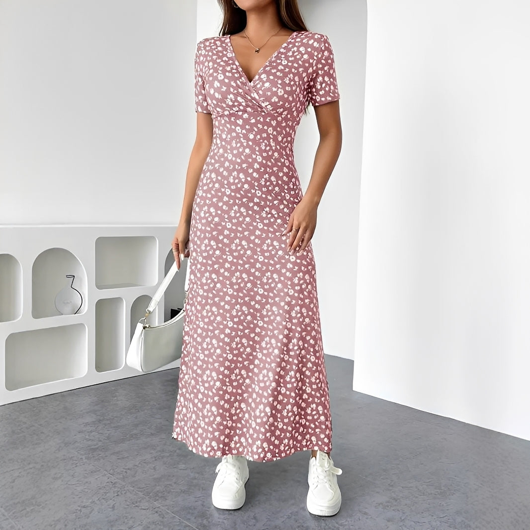 Reggie - Trendy Floral Long Dress