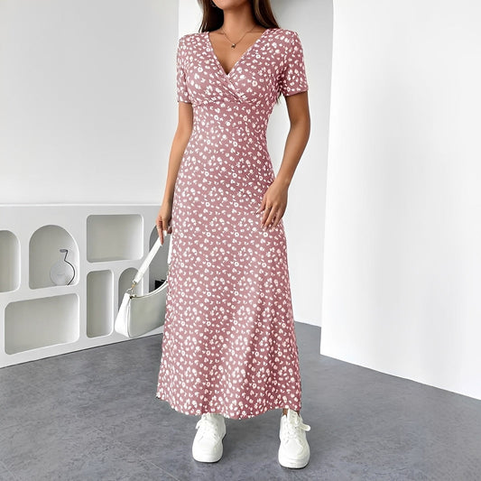 Reggie - Trendy Floral Long Dress