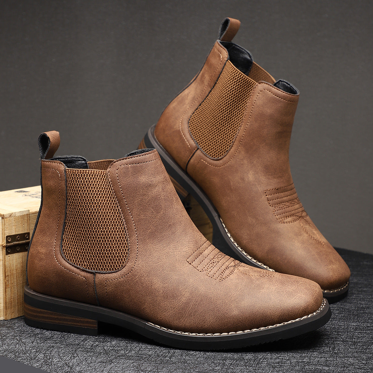 Carson - Trendy Mid-Height Boots