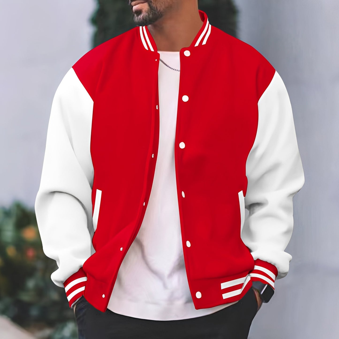 Greg - Men's trendy, loose-fit bomber jacket