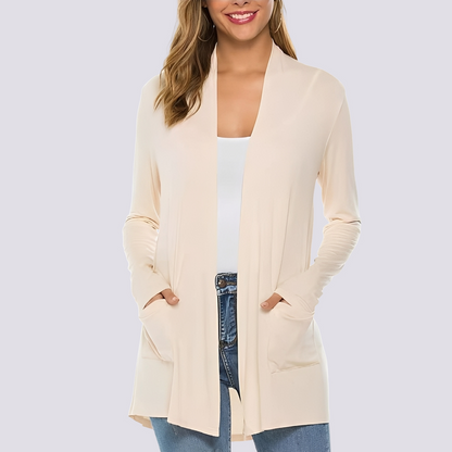 Bertha - Relaxed Long-sleeve Cardigan