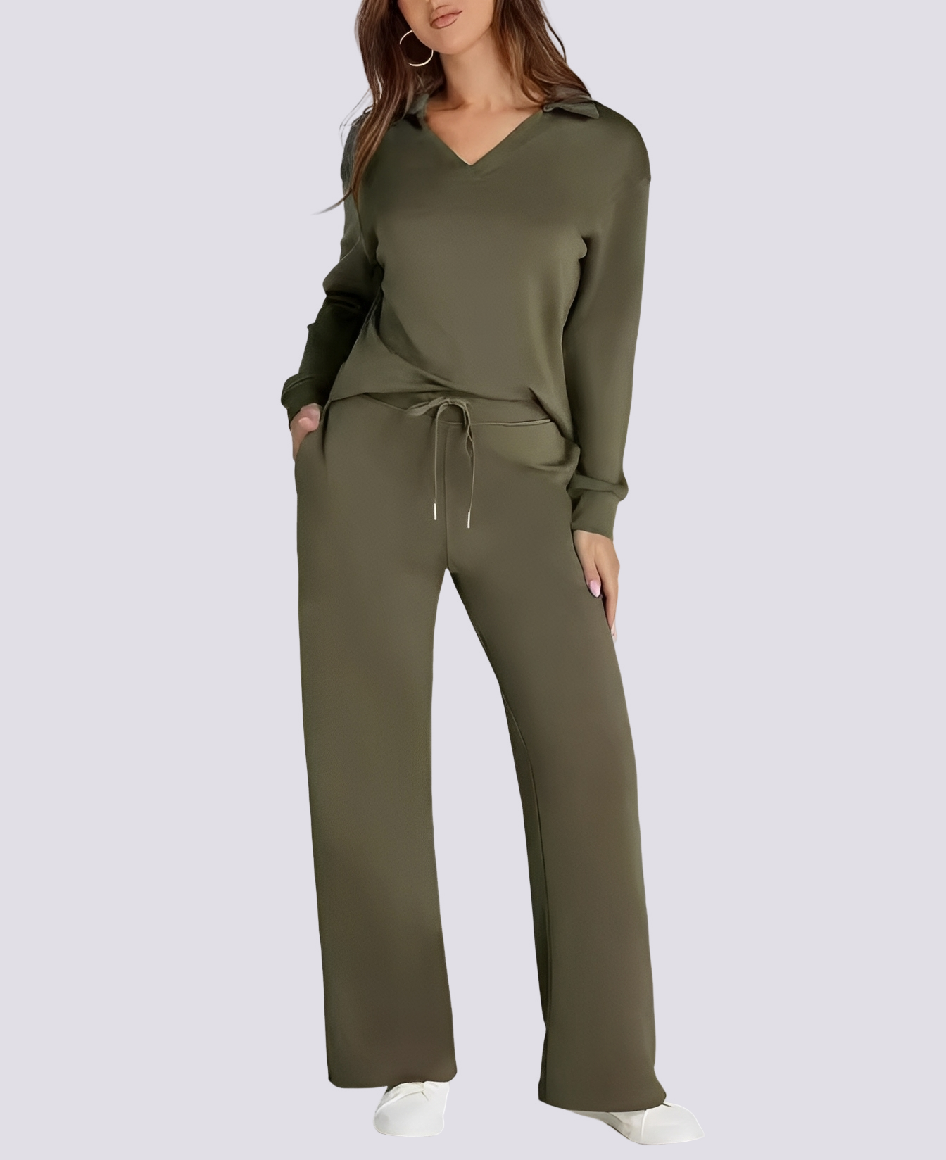 Bella - Comfortable V-neck Stretch Set