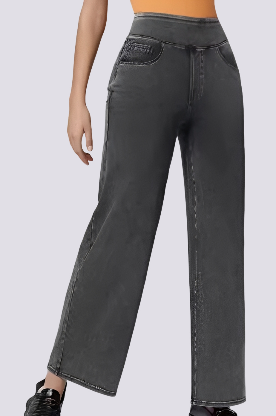 Carrie - Fashionable High-Waisted Pants