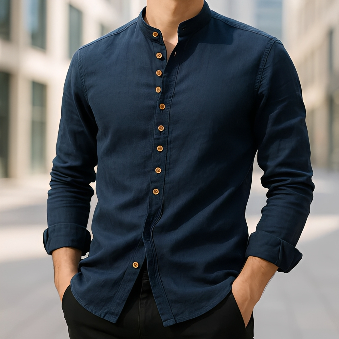 Aick - Men's trendy summer long-sleeve shirt