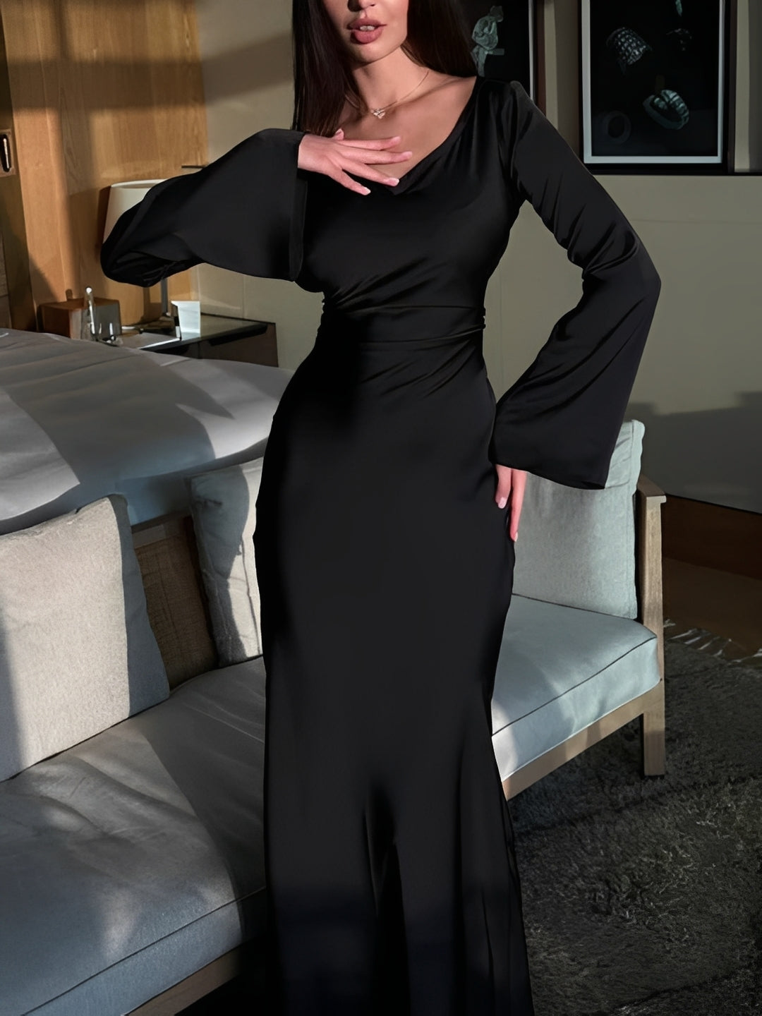 Josie - Casual Long-sleeved Dress
