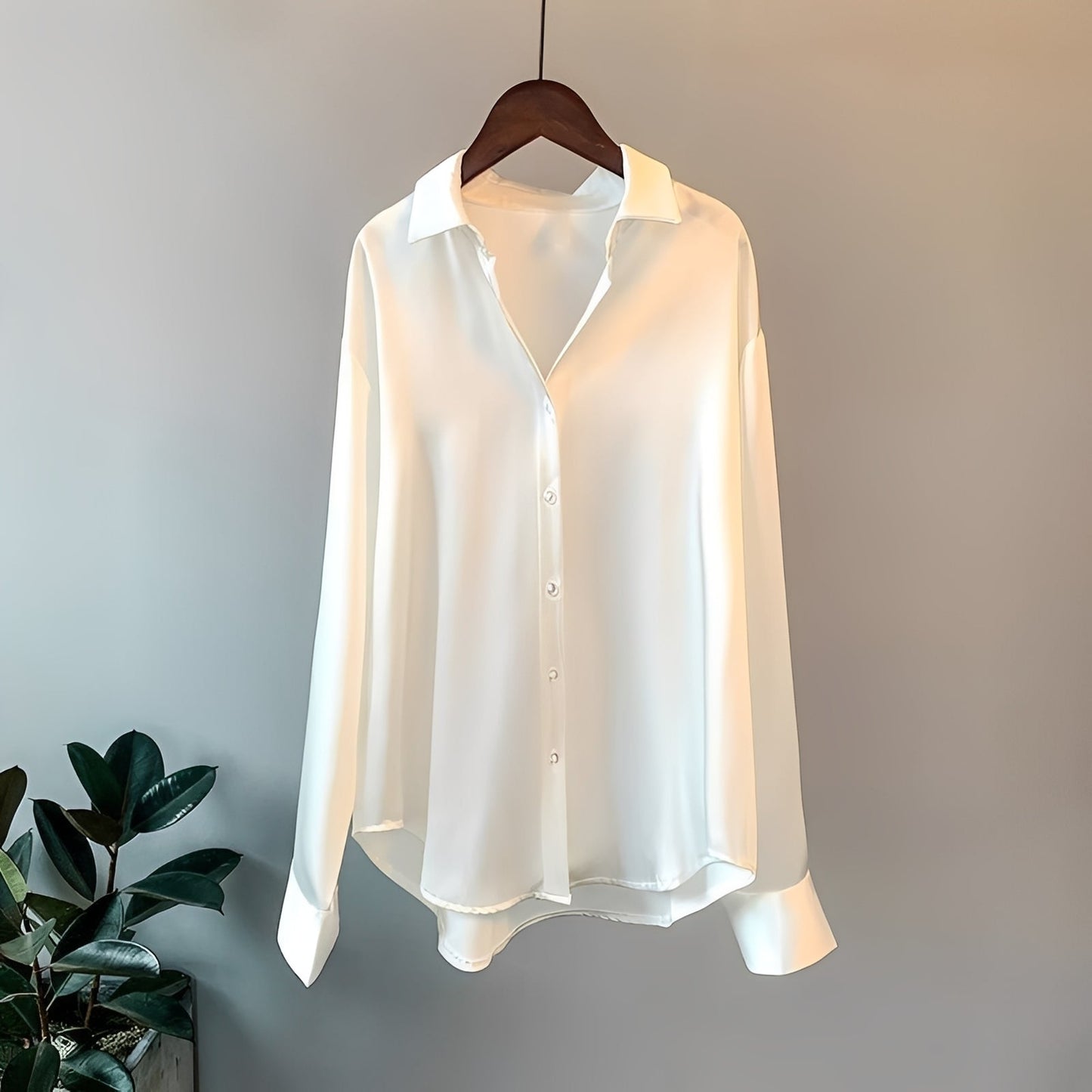 Ashley - Stylish Long-sleeved Shirt