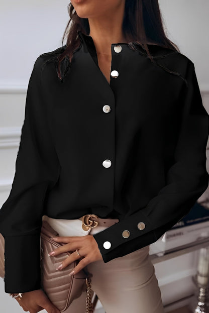 Ashley - Fashionable Long Sleeve Blouse