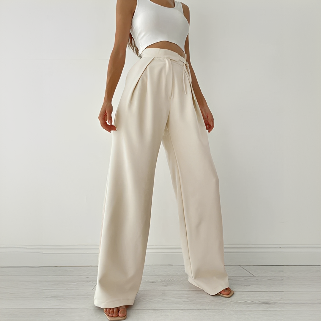 Ezra - Relaxed Wide Leg Trousers