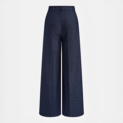 Leilani - Asymmetrical wide-leg trousers