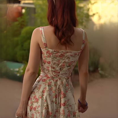 Quinny - Floral midi dress
