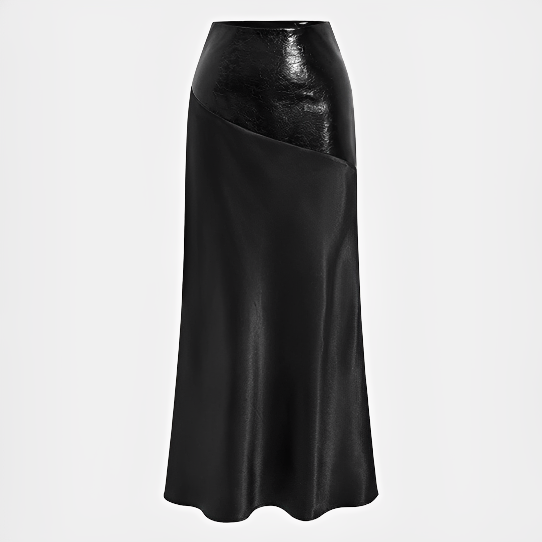 Viviana - Elegant Glossy Skirt