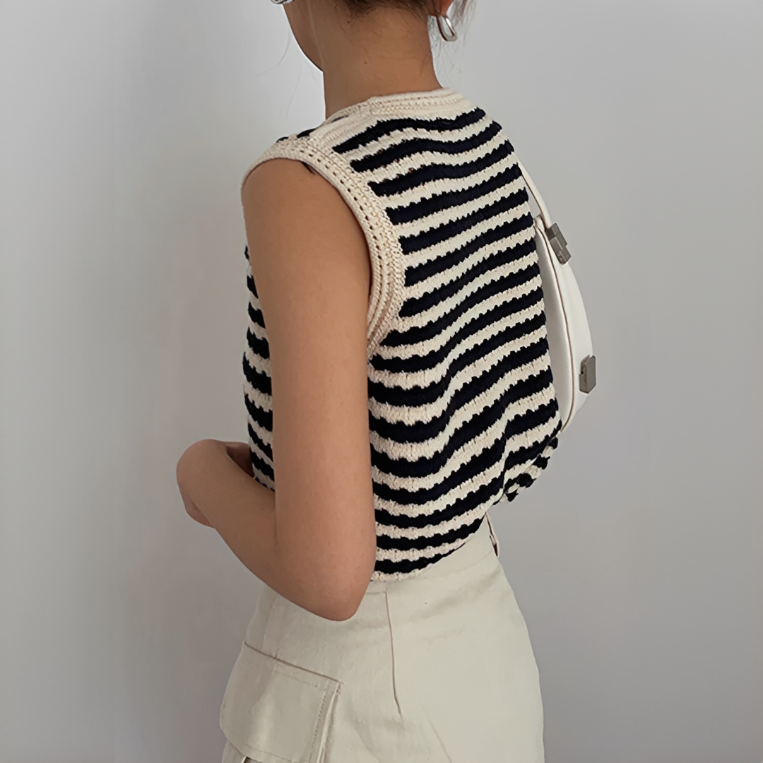 Eloise - Elegant striped cardigan