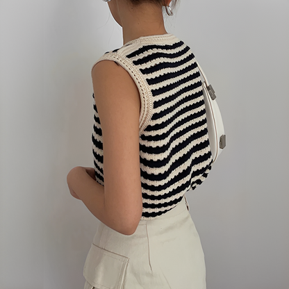 Eloise - Elegant striped cardigan