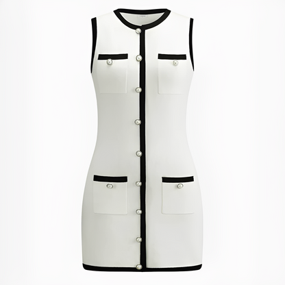 Delilah - Stylish sleeveless short dress