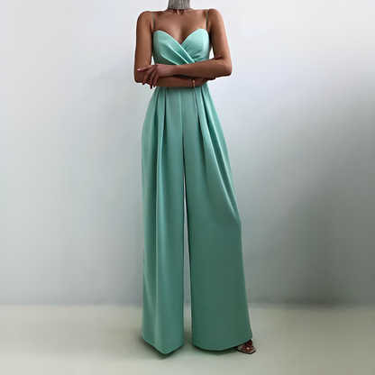 Glysha - Stylish wide-leg jumpsuit for women