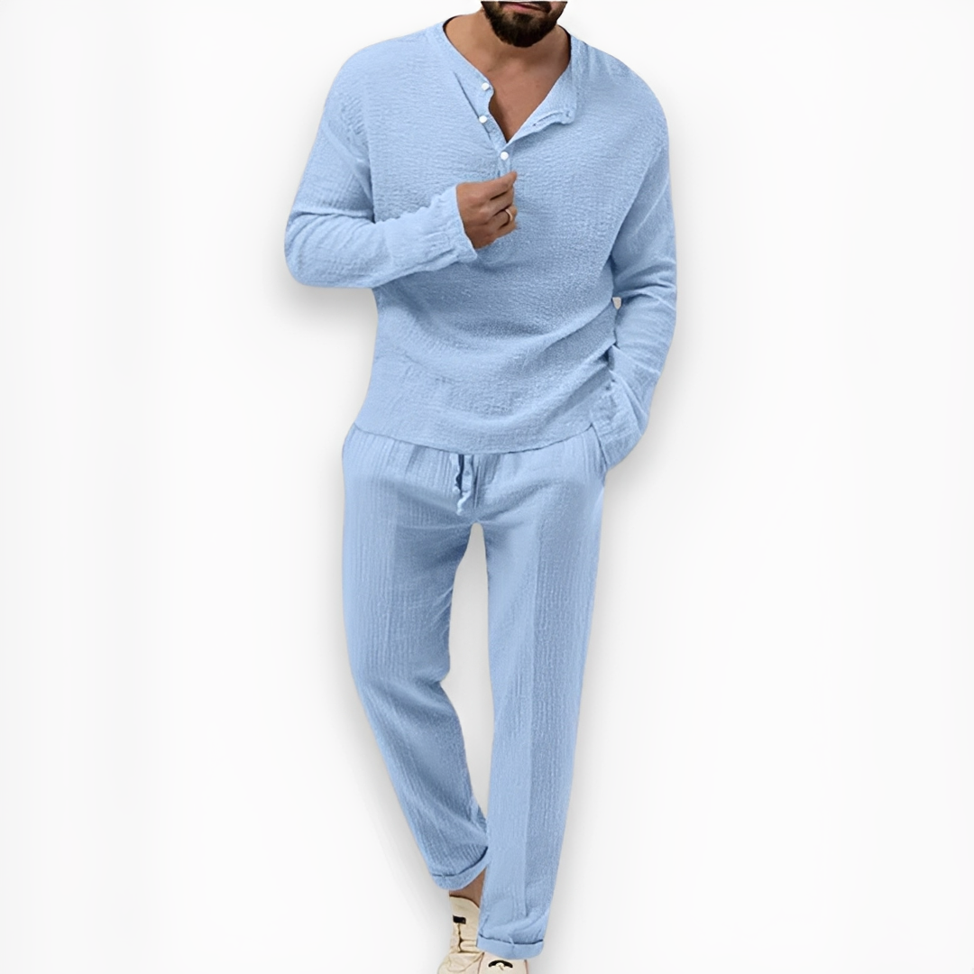 Eduard - Men's summer pants and top set