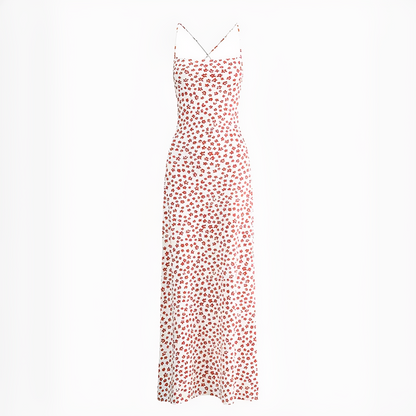 Emily - Long dress with straps and fluid design