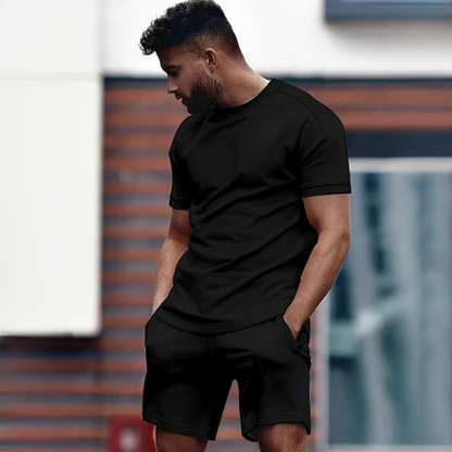 Drake - Men's t-shirt and shorts set - for hot weather