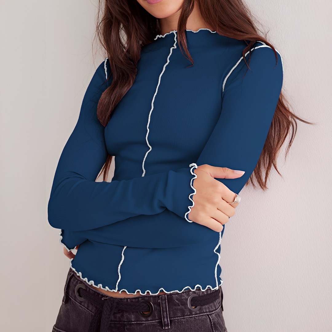 Shania - Comfortable Long Sleeve Shirt