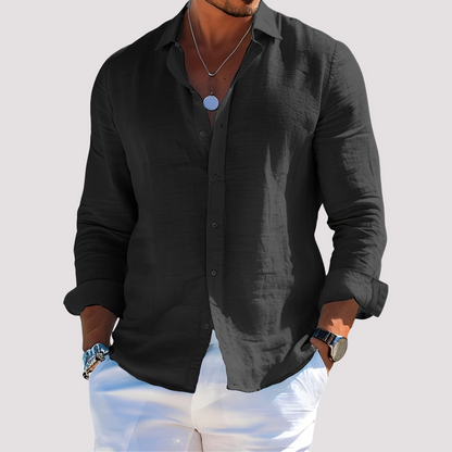 Dale – Men's long-sleeve shirt – Casual and laid-back