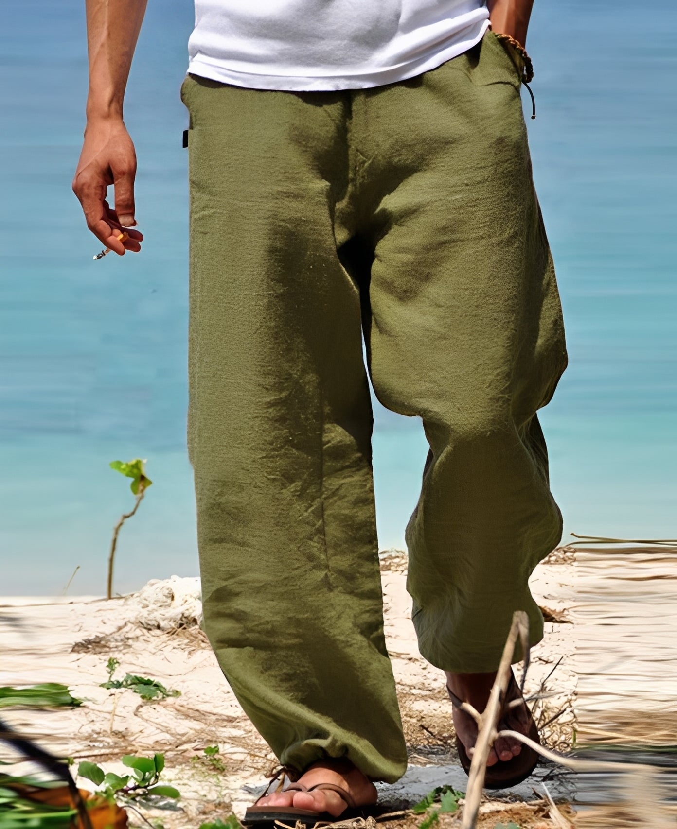 Theo - Men's Pants - Ideal for Sunny Outdoor Walks