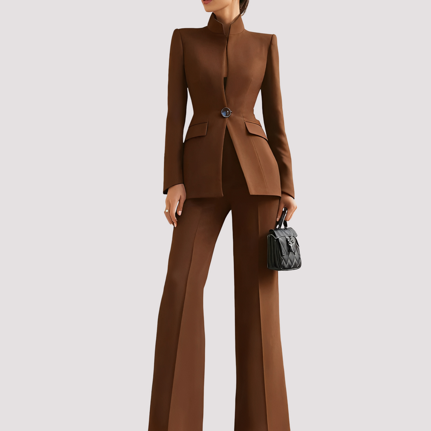 Jean - Stylish Suit Set with Single Button
