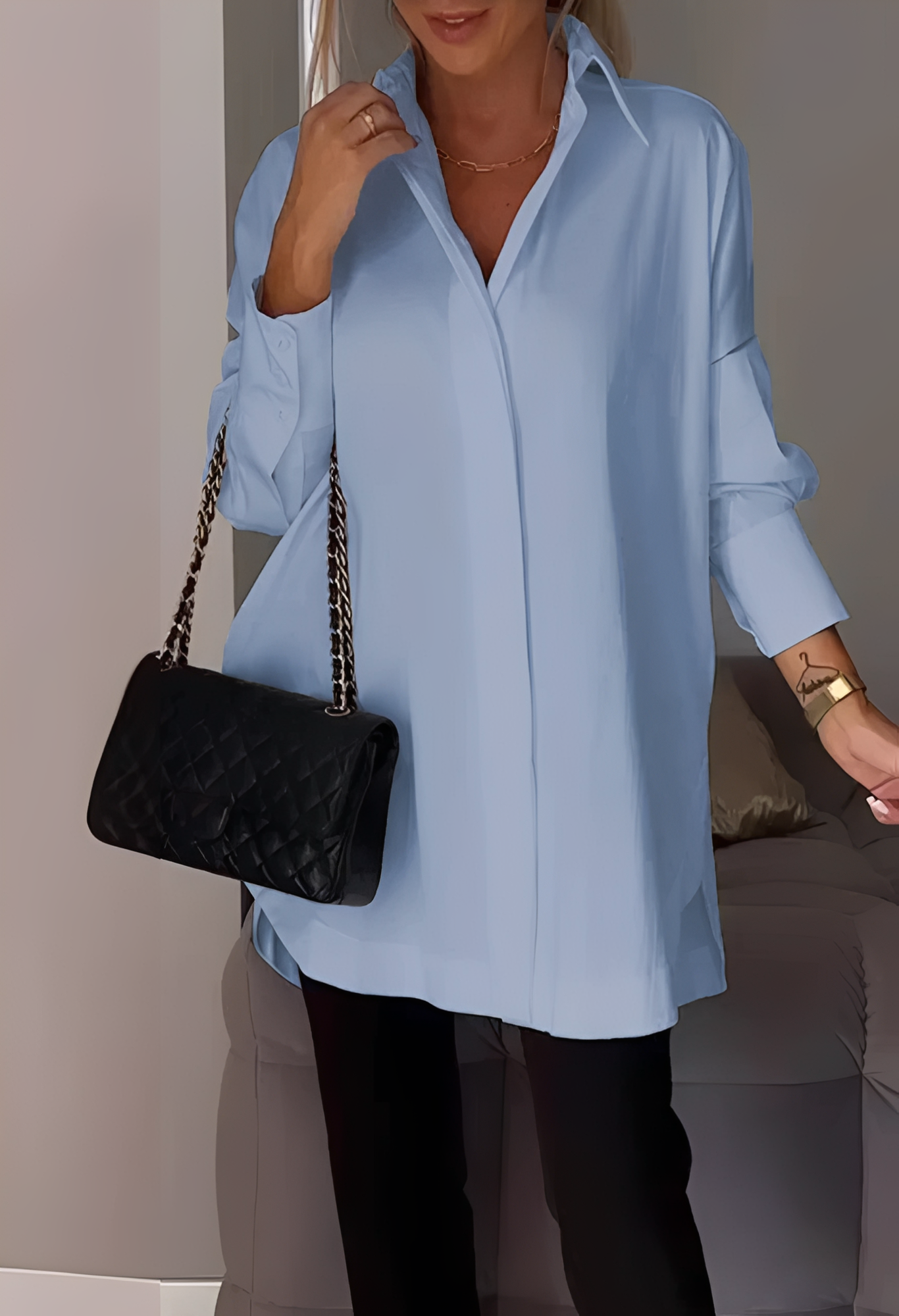 Lauren - Fashionable Long-Sleeved Shirt