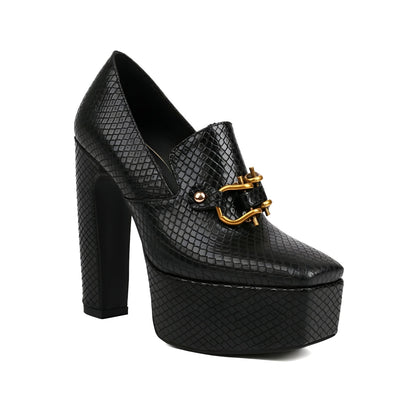 Jennie - Trendy Chunky Heels