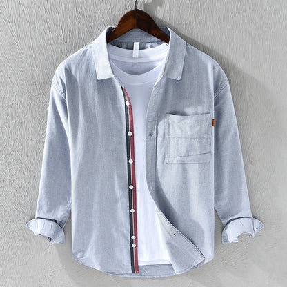 Oskar - Fashionable Long-Sleeve Shirt