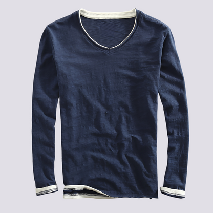 Jack - Stylish Long-sleeved Distressed Shirt