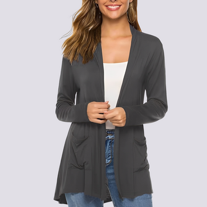 Bertha - Relaxed Long-sleeve Cardigan