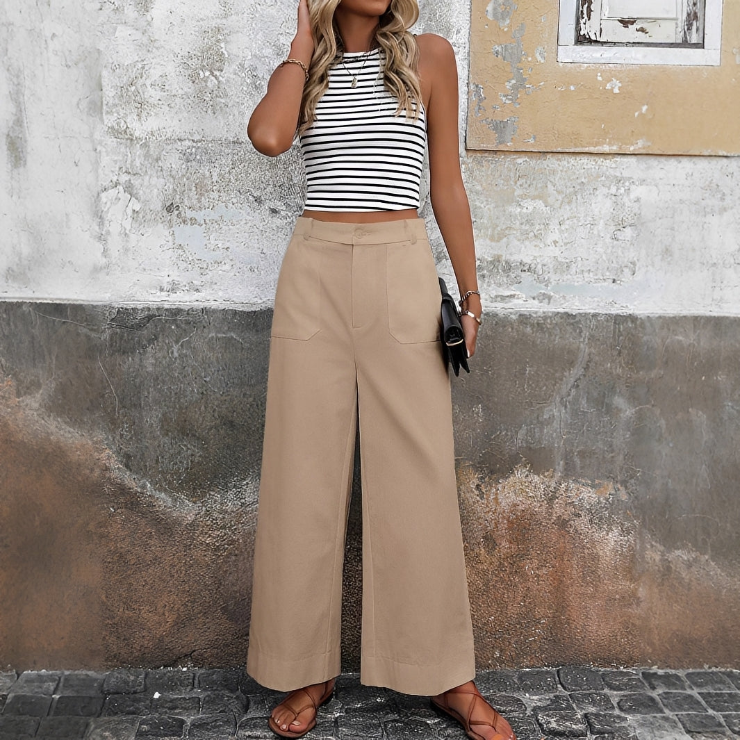Sofia - High-Waisted Casual Pants