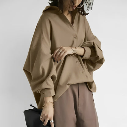 Brittney - Loose Fitting Oversized Blouse