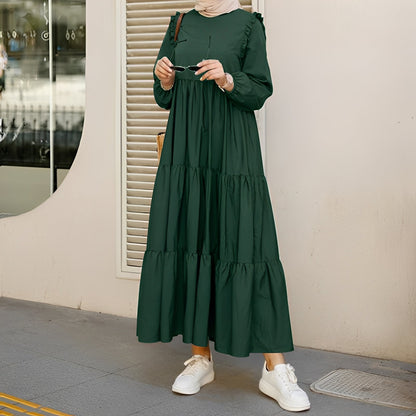 Margaret - Fashionable Swing Midi Dress