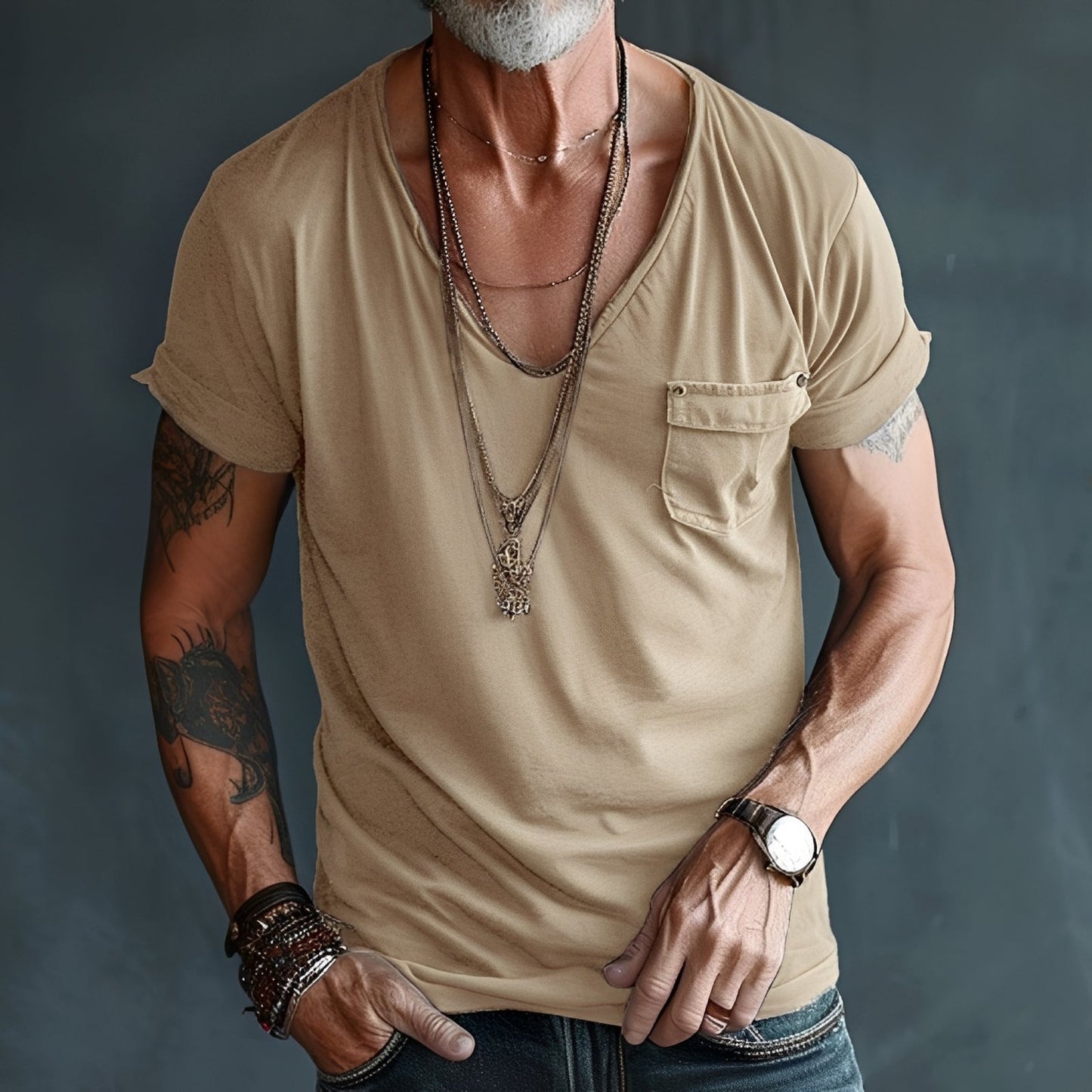 Eddie – Men's T-shirt – Comfortable and loose fit