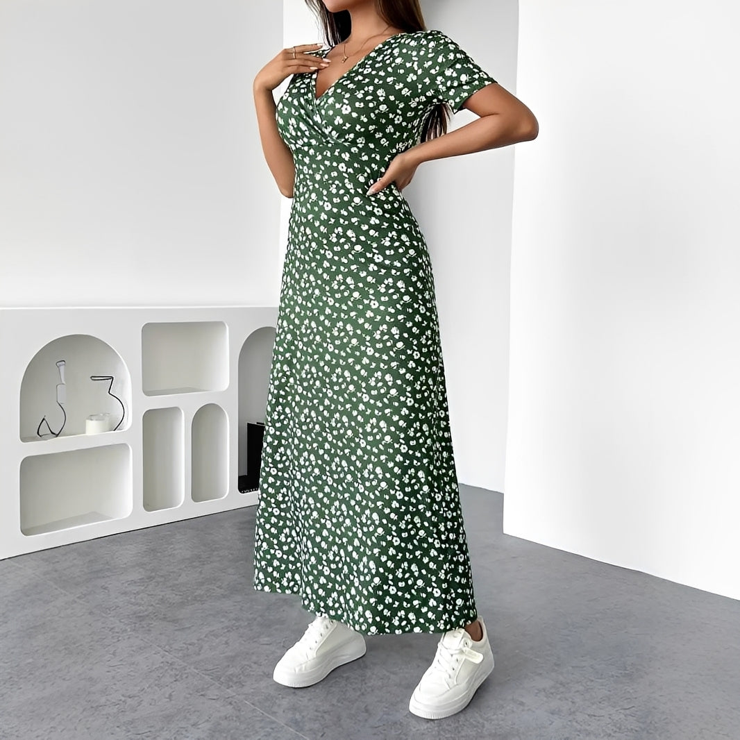 Reggie - Trendy Floral Long Dress