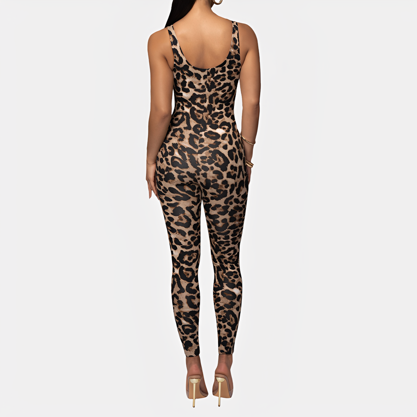 Elaine - Stylish Printed Bodycon Jumpsuit