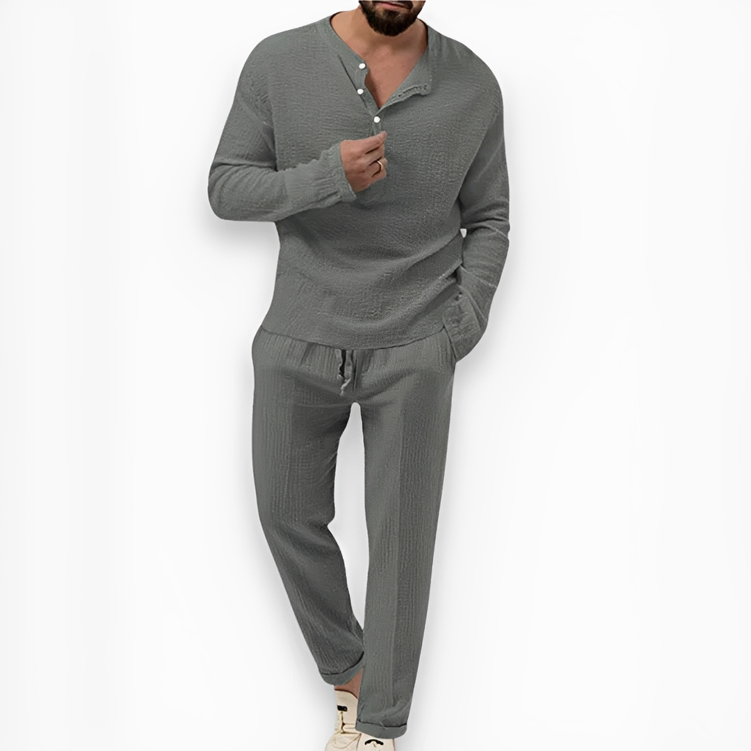 Eduard - Men's summer pants and top set