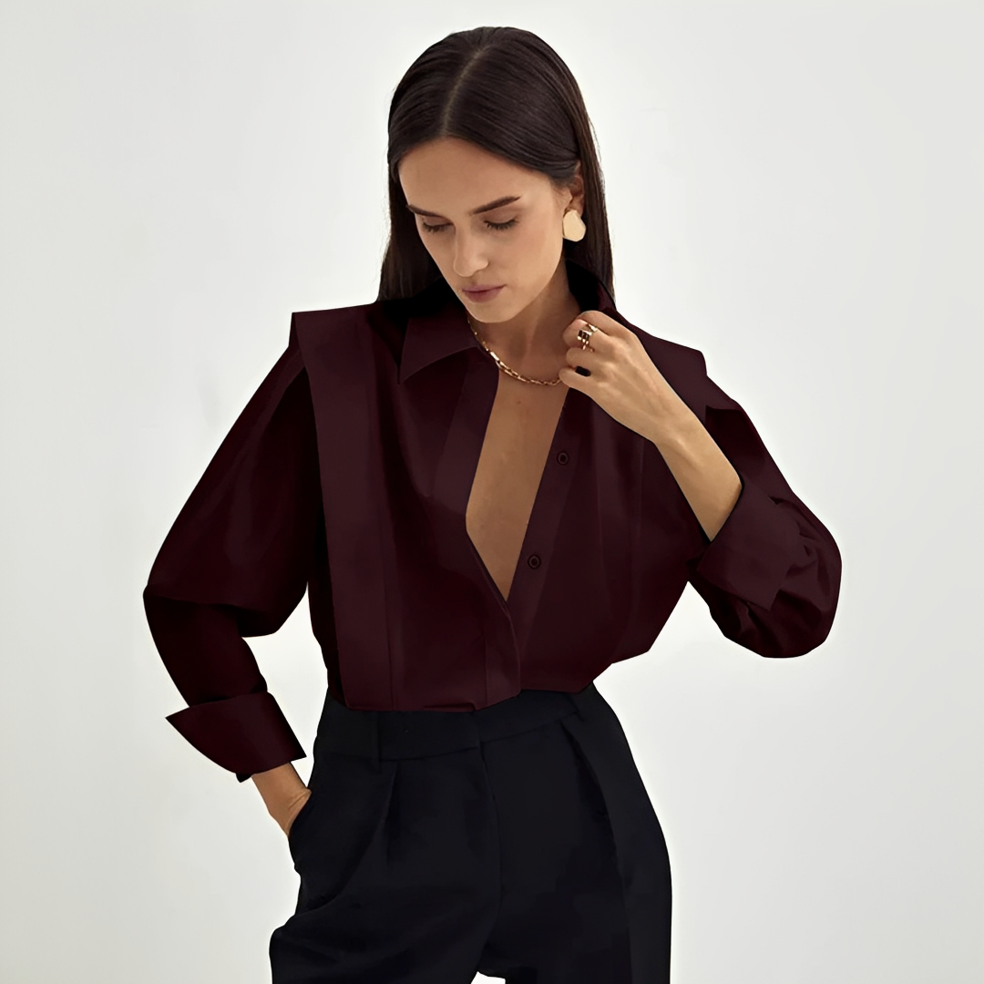 Cecile - Fashionable oversized shirt