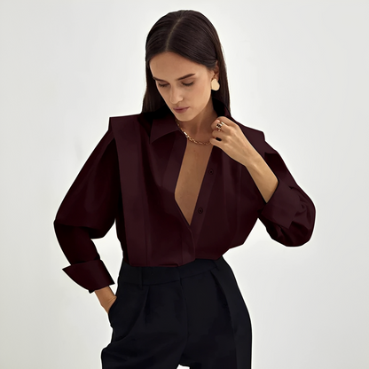 Cecile - Fashionable oversized shirt