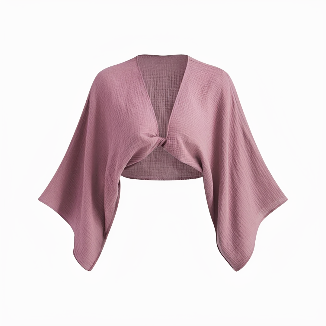 Arabella - Chic Front-Tie Blouse