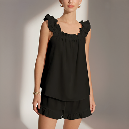Marnie - Ruffle Shorts Set