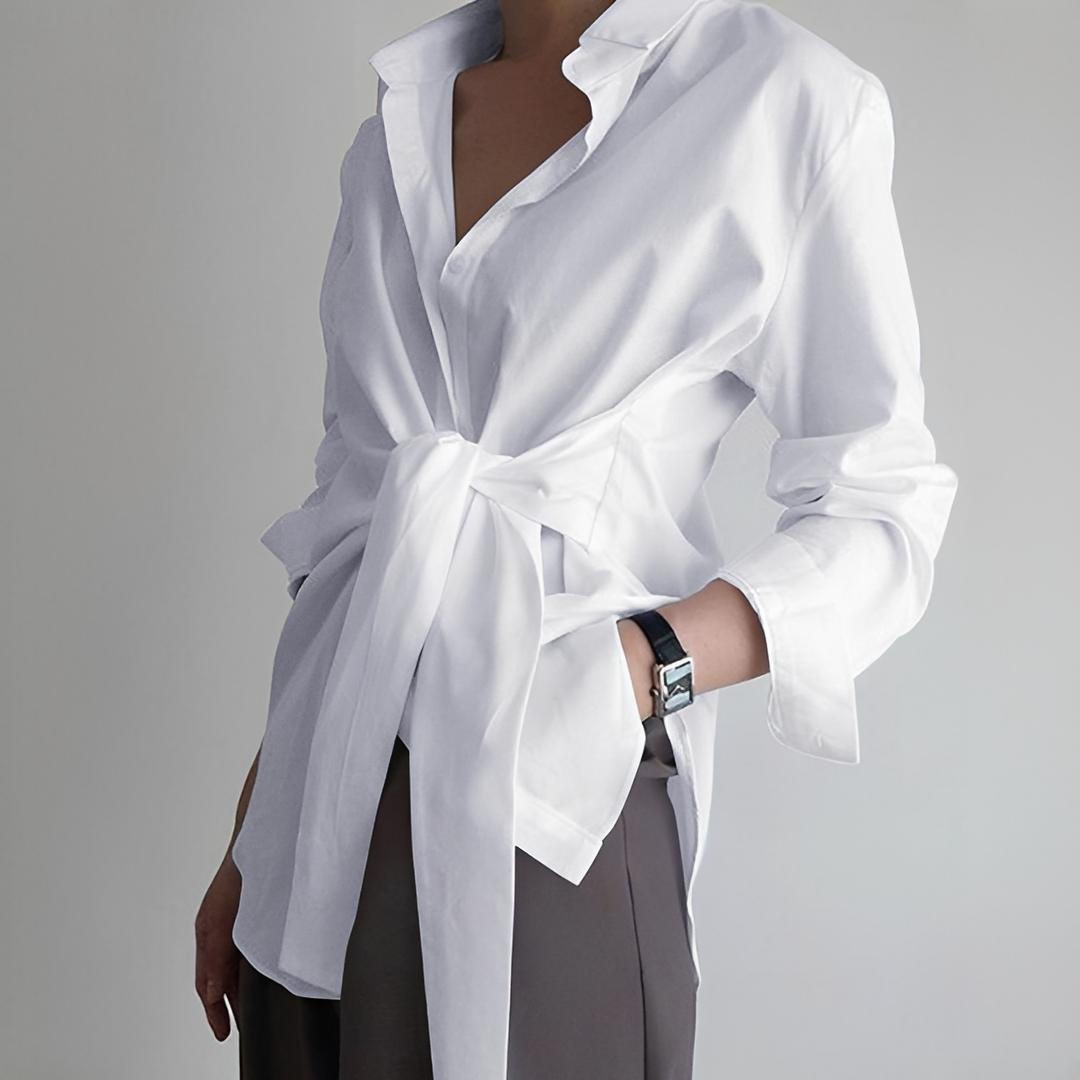 Jasmina - Stylish Long Sleeve Blouse
